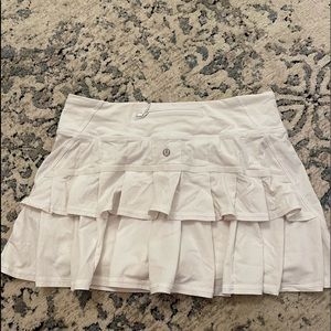 Lululemon white tennis skirt